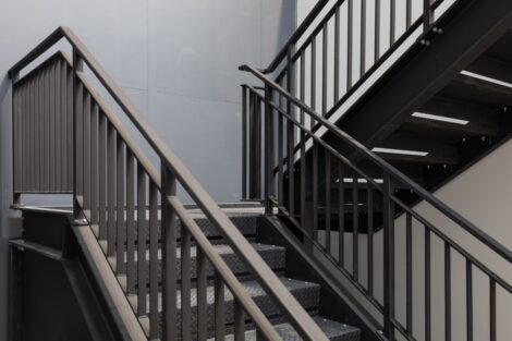 Steel Access Stairs detail_Church Street Penrose