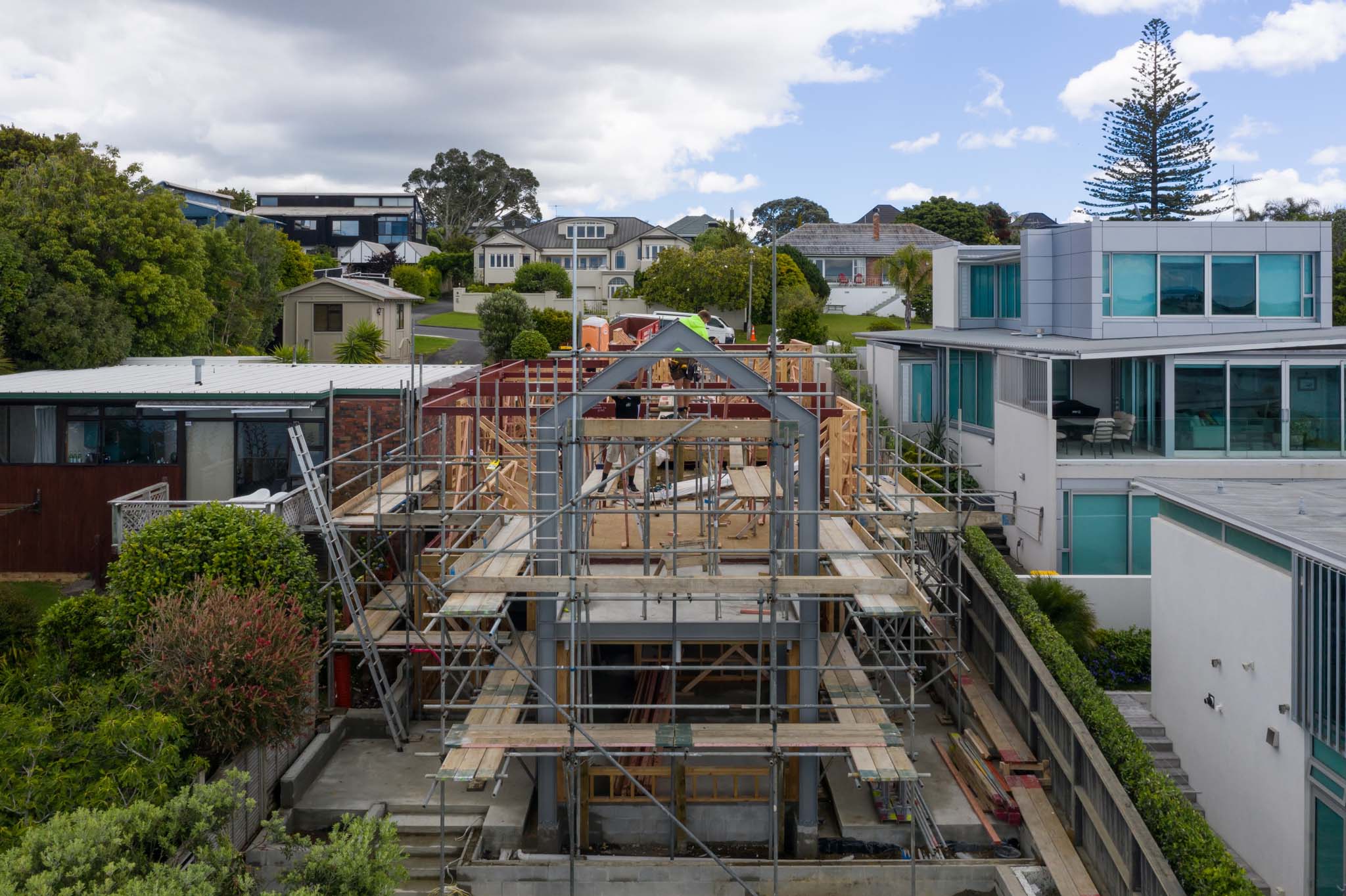 Architectural Cliff-Top Home – Bournemouth Terrace, Auckland