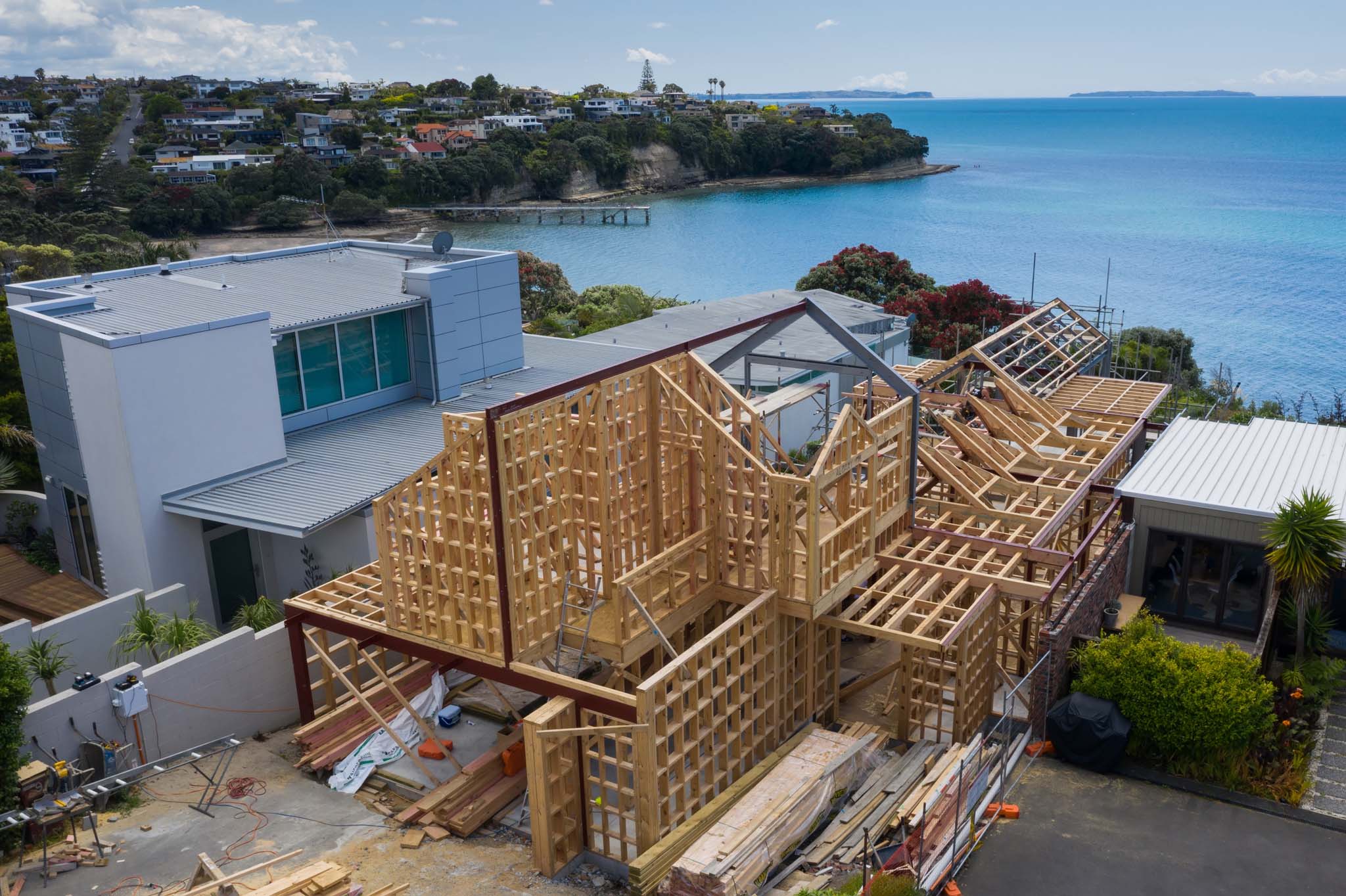 Architectural Cliff-Top Home – Bournemouth Terrace, Auckland