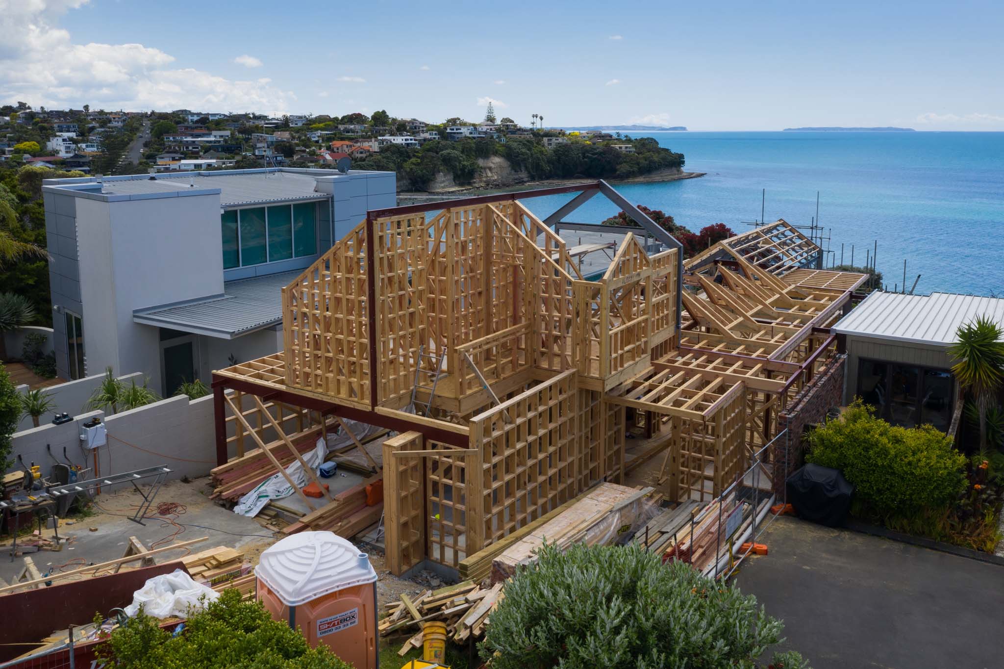 Architectural Cliff-Top Home – Bournemouth Terrace, Auckland