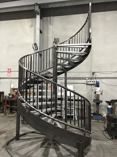Architectural steel stairs_2