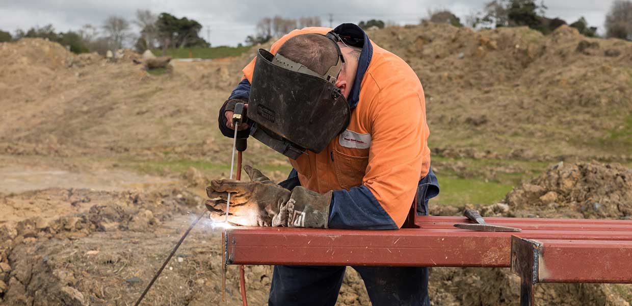 Welding for steel fabrication